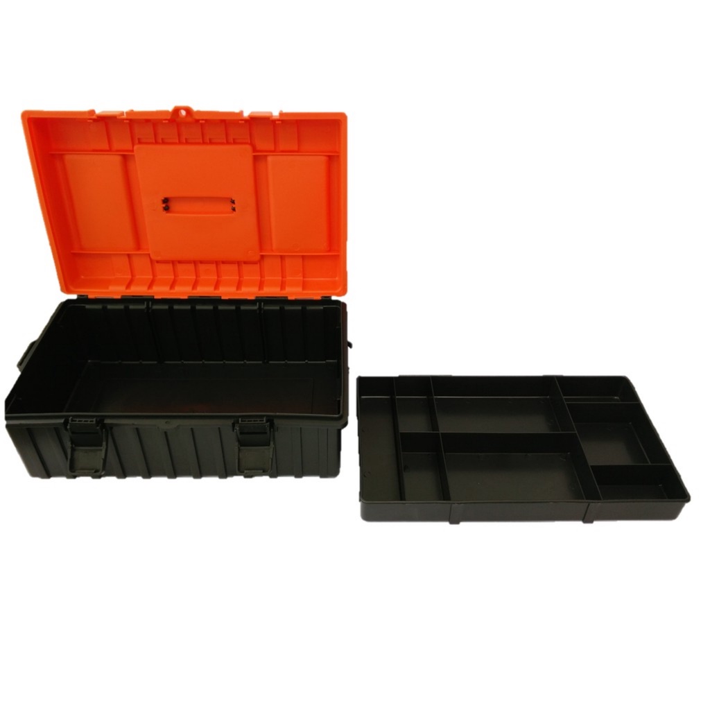 Mr Mark Multipurpose Storage Toolbox Plastic PVC Tool Box 2 Tier Level ...