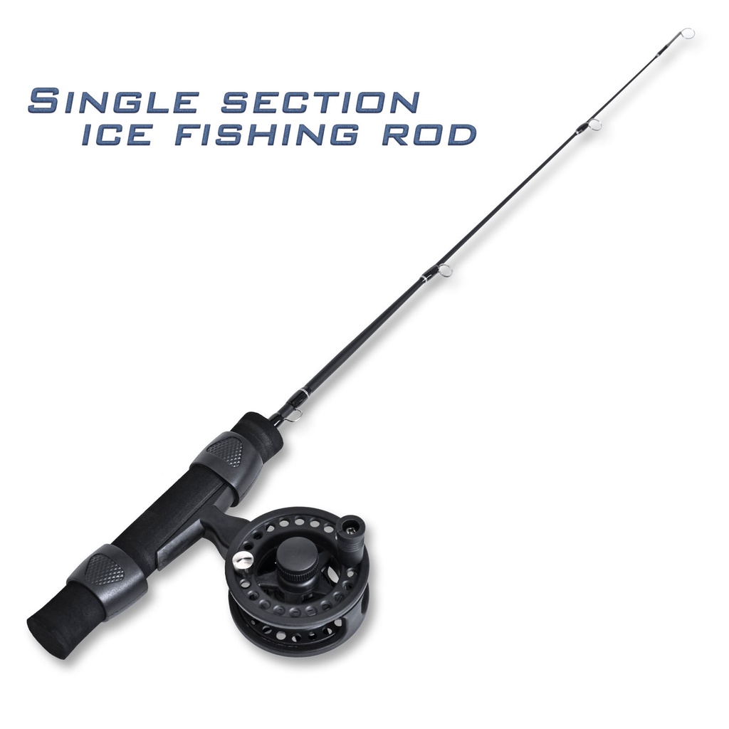 Winter Ice Fishing Rod Reel Set Outdoor Fishing Mini Feeder Telescopic ...