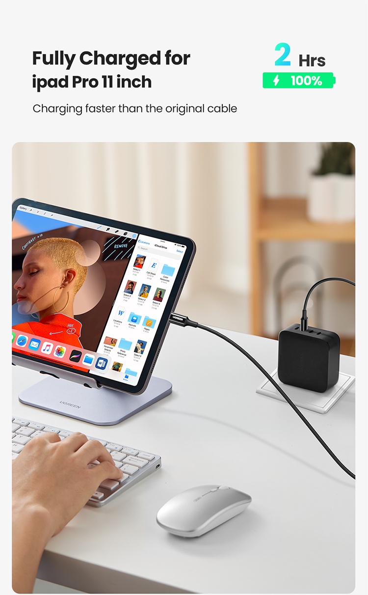 Wireless Charging Station UGREEN Magsafe Portable Charger, Qi2