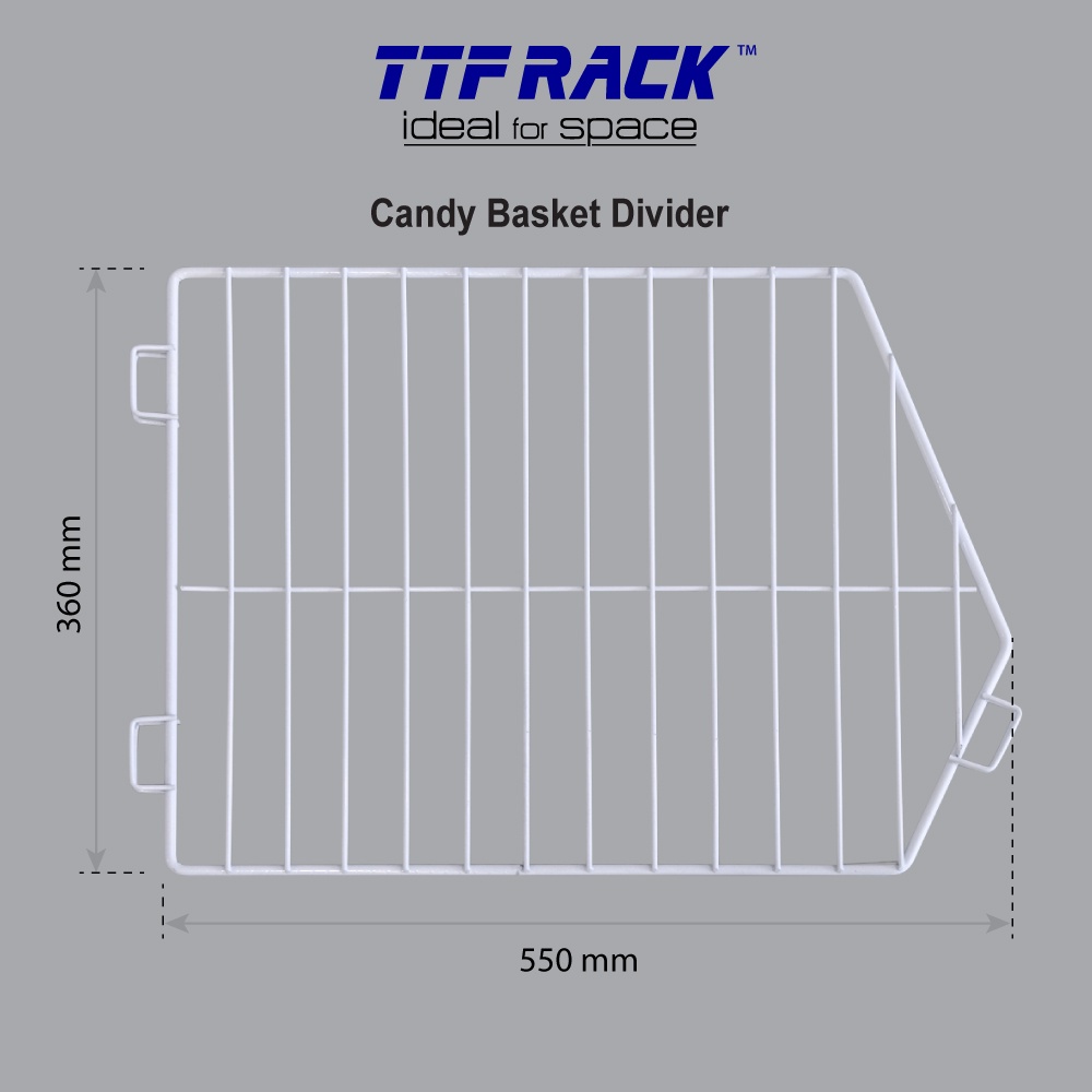 TTF Rack™ (CBD) Candy Basket Divider For Candy Basket Foldable Wire ...