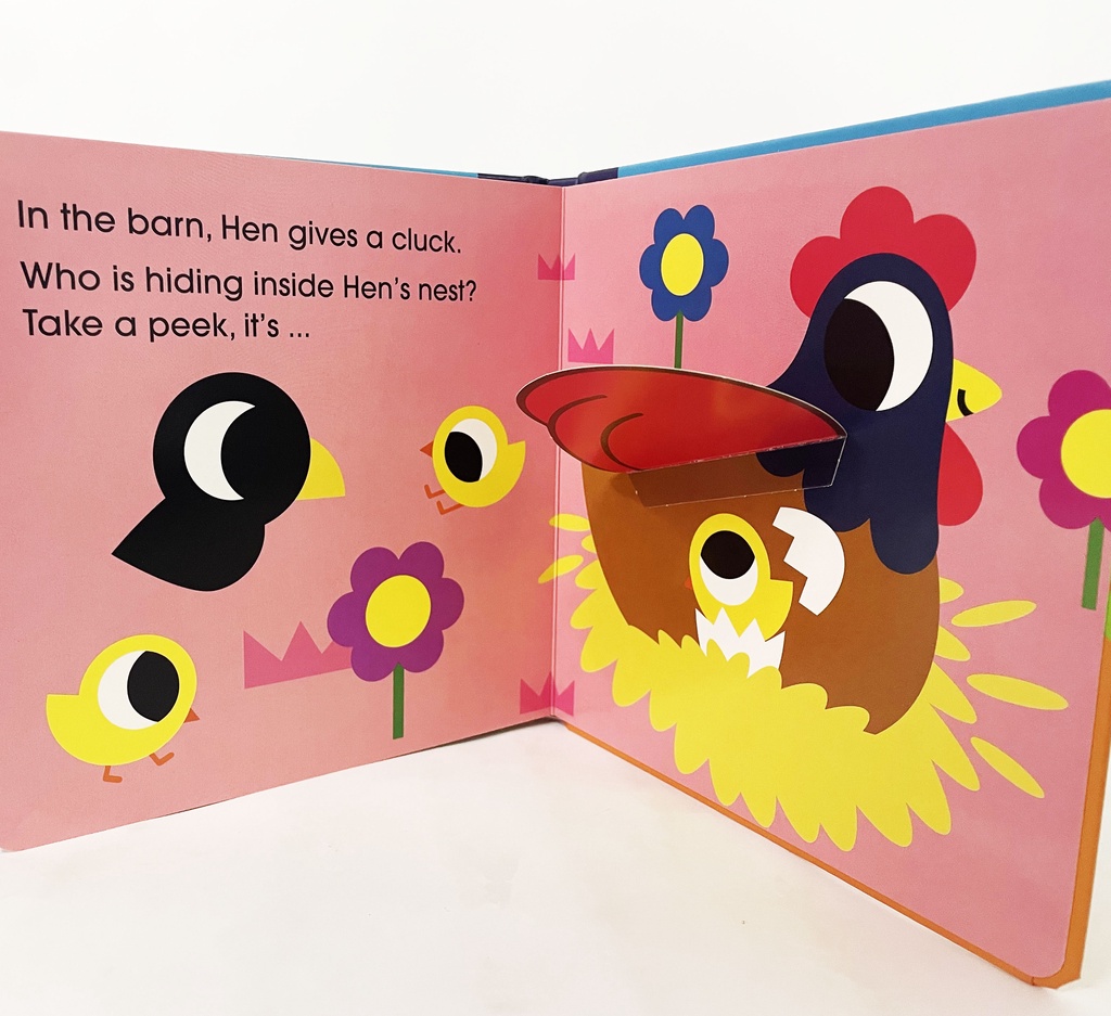 Lift The Flap Board Book For Baby & Toddlers Animals On The Farm with ...