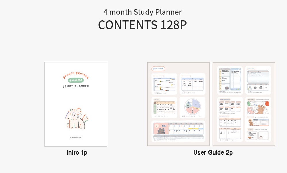 Romane For 4month Undated Study Planner Scheduler Hard Cover Monthly ...