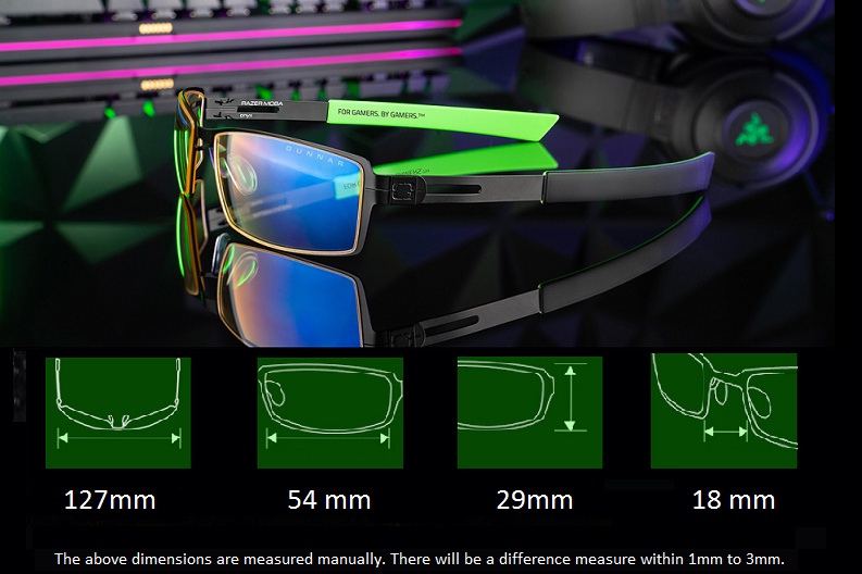 GUNNAR Moba Razer Edition Anti Blue Light Glasses Performance and ...