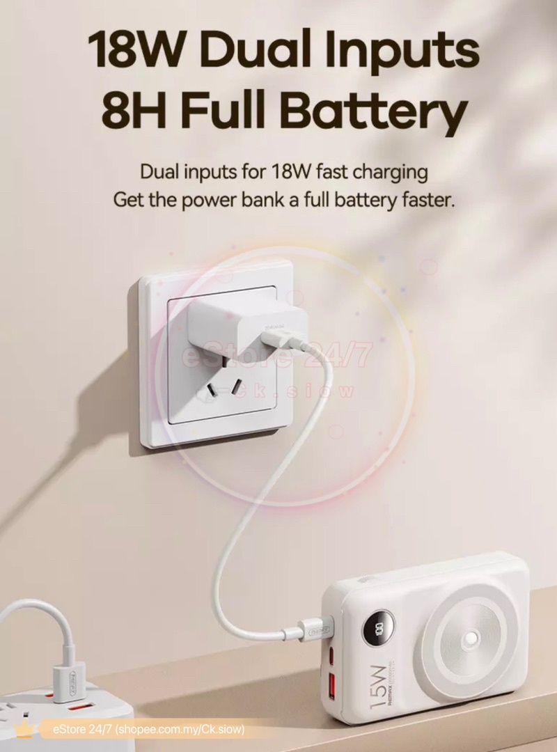 Remax RPP 519 527 20000mAh PD QC 20W 22.5W Cable Magnetic Wireless ...