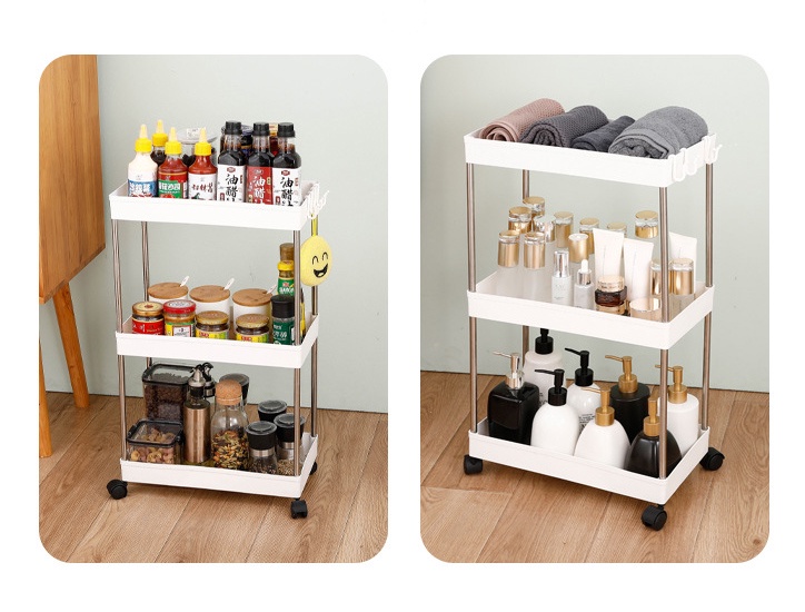 Trolley Rack Kitchen Trolley Rack Multifunction Trolley Rack Slim Space ...