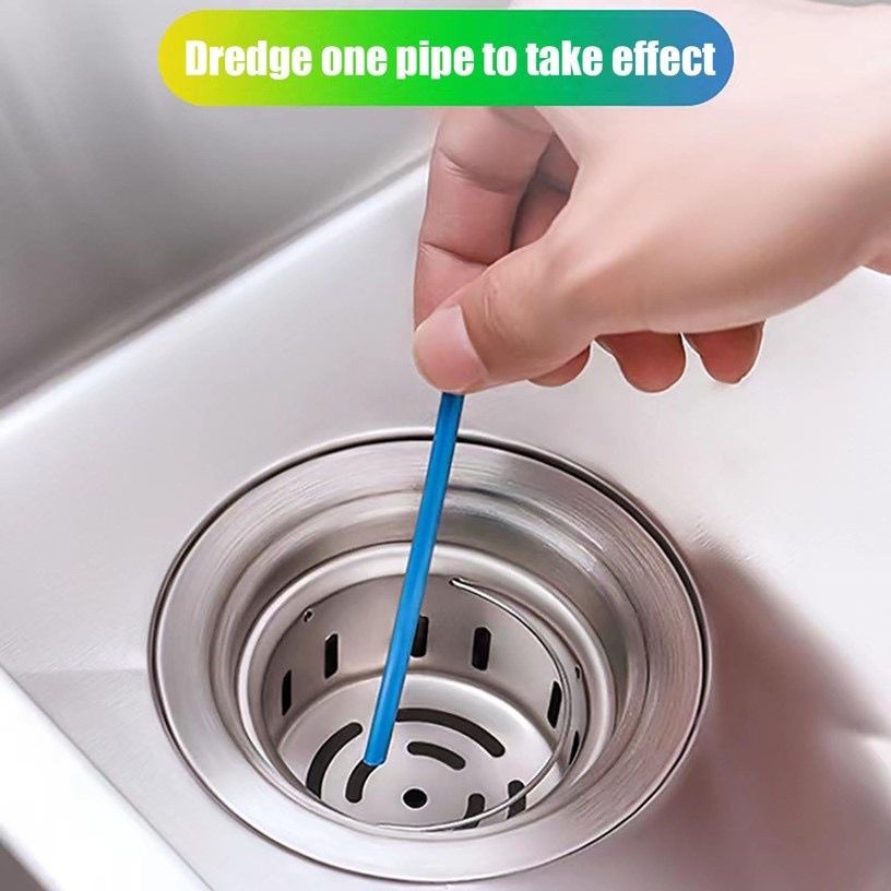 SayYes 14Pcs Drain Pipe Cleaner Sani Sticks Kitchen Toilet Bathtub ...