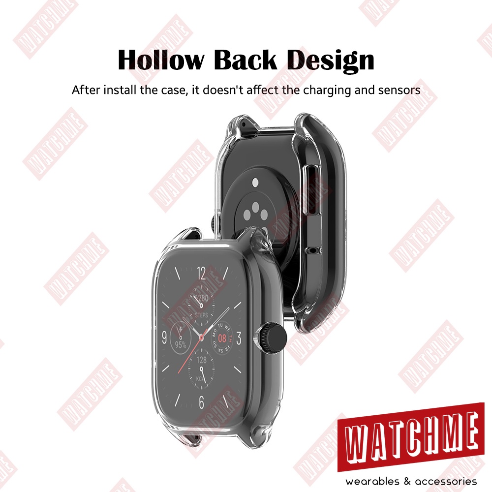 Amazfit GTS Series Protector Case, 2in1 Soft Casing With Screen Cover ...