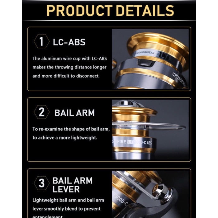 DAIWA 22 CROSSFIRE LT AI 4000C
