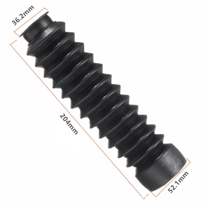 2x 42mm Universal Motorcycle Rubber Front Fork Shock Absorber Dust ...