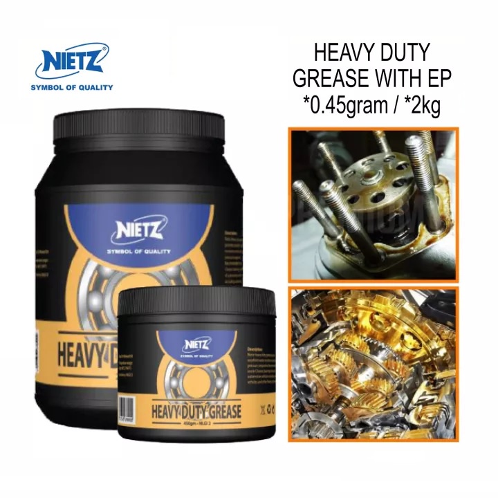 NIETZ HEAVY DUTY GREASE WITH EP 450G/2KG FOR A WIDE RANGE OF BEARING ...