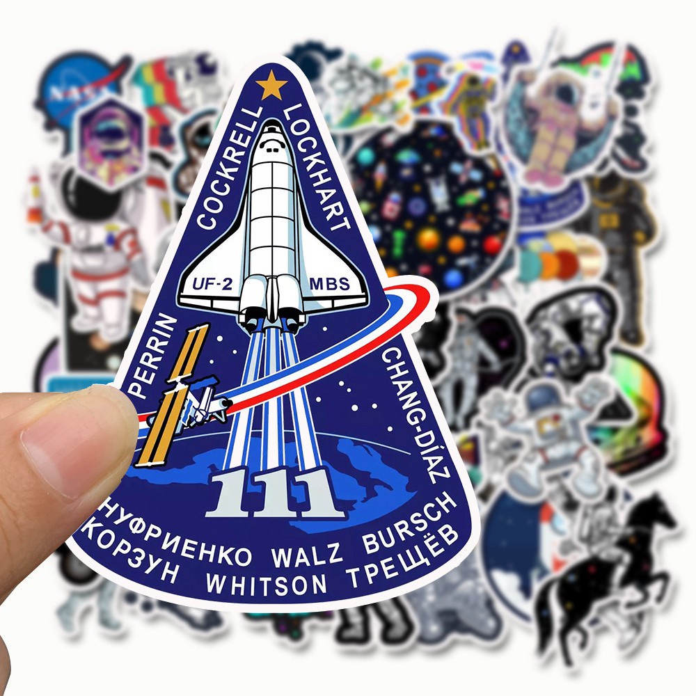 [MojoSkins] Astronaut Stickers Alien UFO Outer Space Rocket For ...