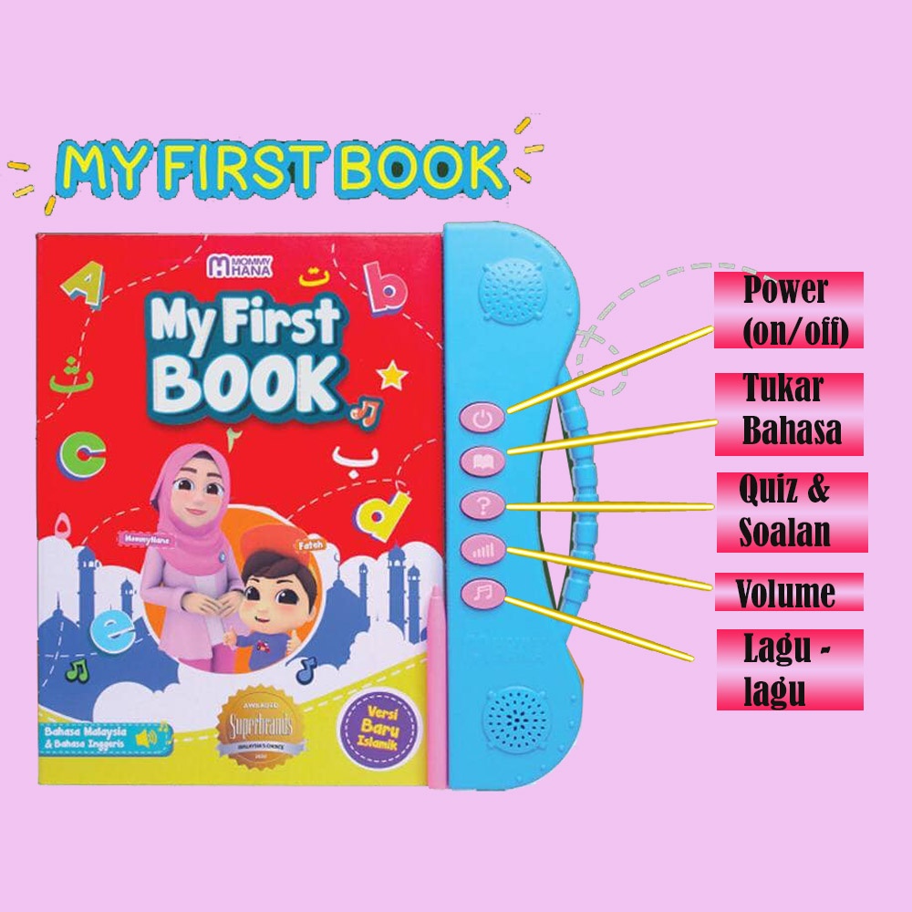 Electronic Learning Study Book for kid | Pre-school Education | Buku ...