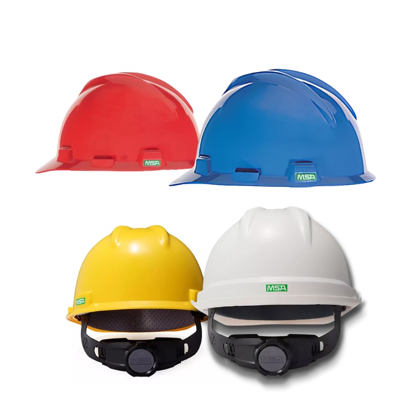 MSA V-Gard Helmet Safety Helmet with Chin Trap [2025 New Stock] MSA ...
