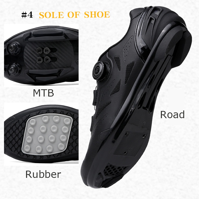 Chaussures De Cyclisme MTB/route – Homme – Tailles 38 à 47 – Anti-dérapantes, Réglables – Neuf