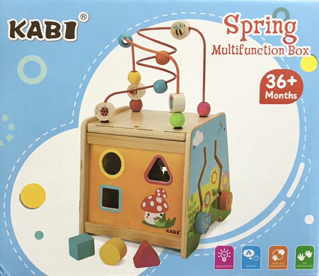 Puzzle Multi Function Spring Box Wood Material For Kid Education Toy ...