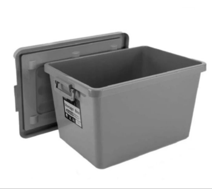 Plastic Storage Box 25L with Wheel Green Leaf BPA FREE Container ...
