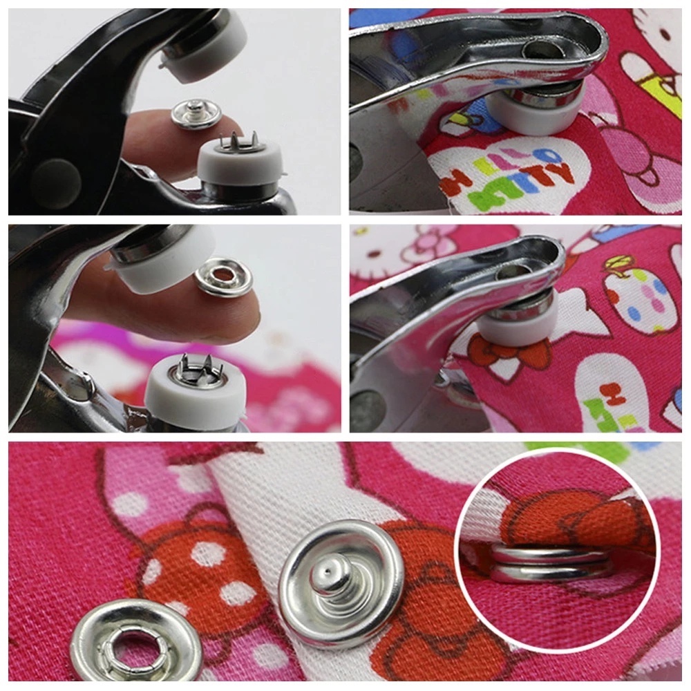 C-MALL Rivet Tool Set Snap Button Machine Plier Tool Fasteners Press ...