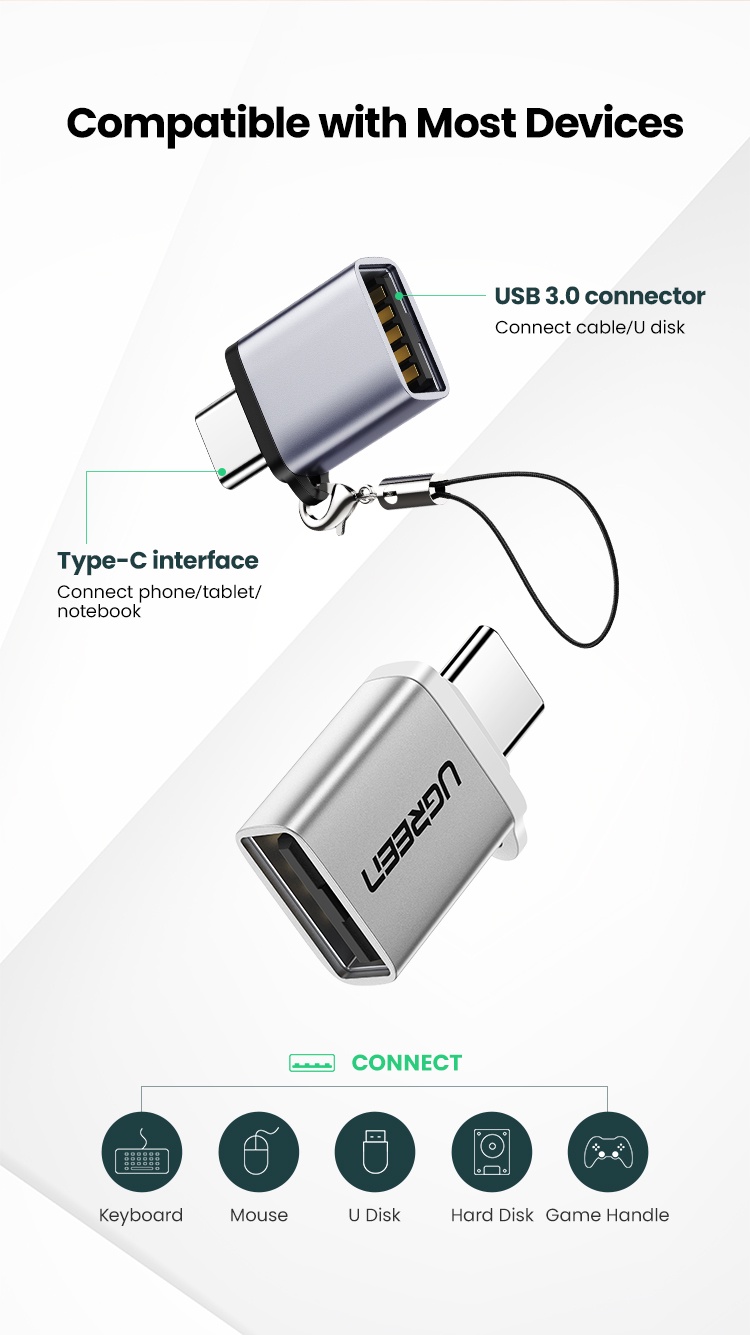 UGREEN Type C to USB 3.0 Adapter with OTG | Shopee Malaysia