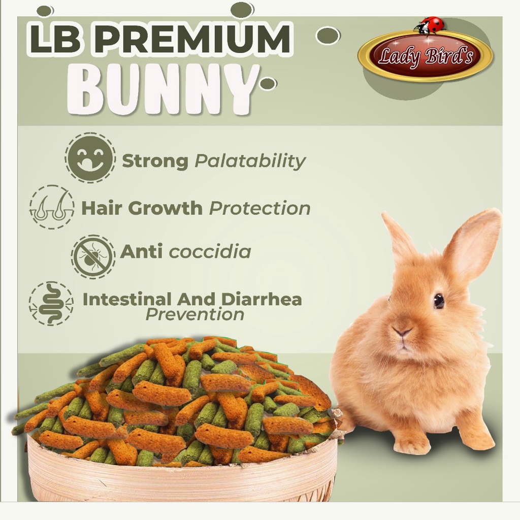 Lady BIrd's Premium Bunny Rabbit Food (500g/ 1kg) | Shopee Malaysia