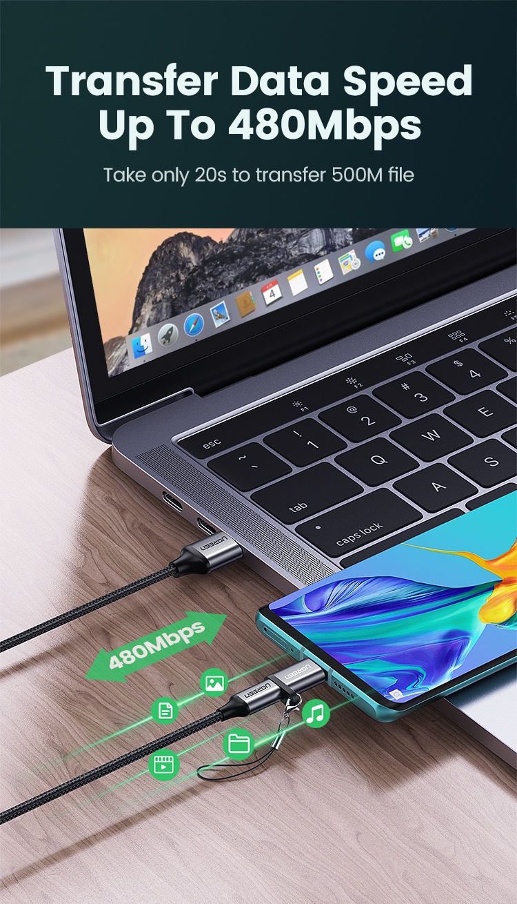 UGREEN Type C to Micro USB Converter OTG | Shopee Malaysia