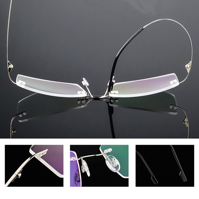 New Optical Glasses Frame Alloy Durable Non Presbyopia Myopia Frame ...