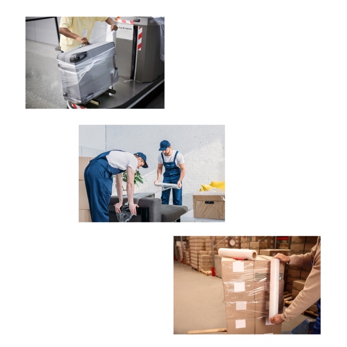 40cm Wrapping Stretch Film Clear Wrapper Wrapping Film Plastic