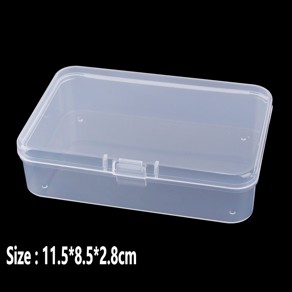 6Pcs Multiple Sizes Mini Plastic Box Dustproof Durable Strong Jewelry ...