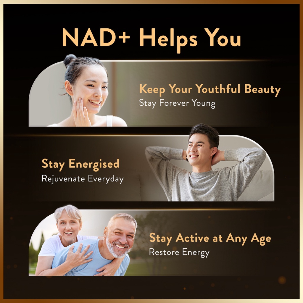 NAD+ Nicotinamide Riboside Chloride 300mg - Cure D'1 Mois - Booster NAD - Neuf