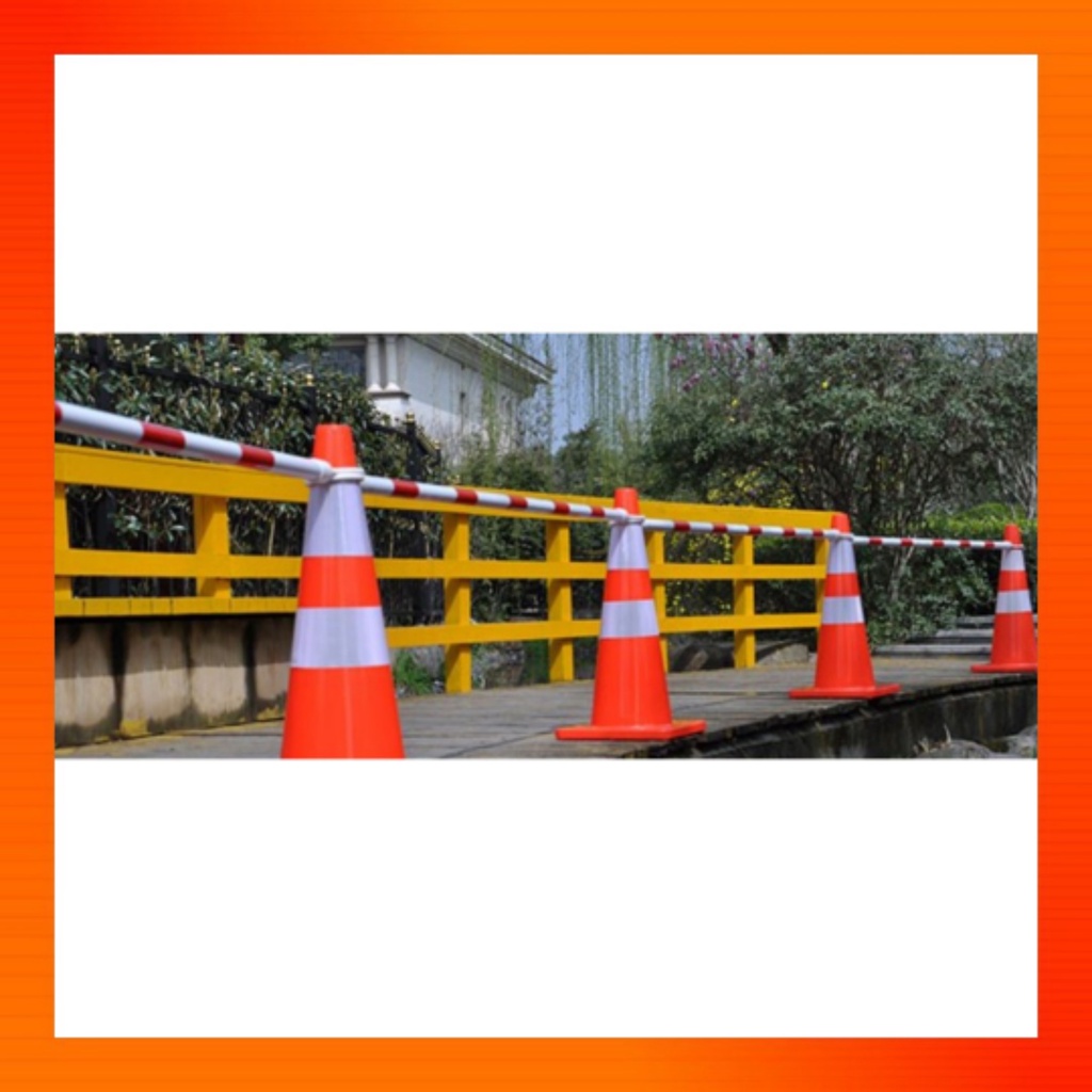 EXPANDABLE RETRACTABLE TRAFFIC CONE BAR BARRIER POLE FOR SAFETY CONE l ...