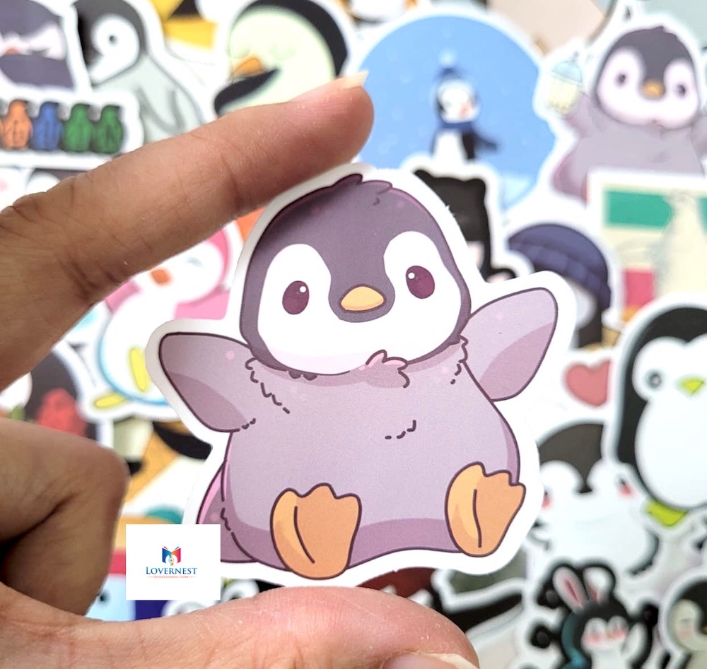 25/50Pcs PENGUINS PENGUIN CARTOON Stickers for Suitcase Laptop ...