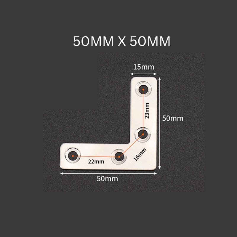 AWM L Bracket Stainless Steel L Bracket Angle Bracket Sesiku L Rak Rack ...