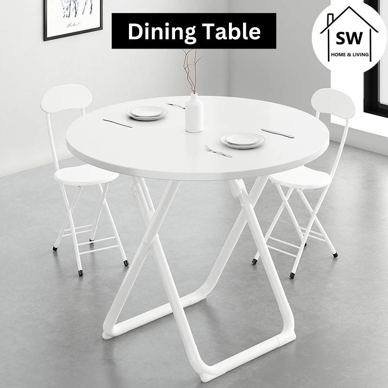 SW Round Table Top Dining Coffee Study Table Meja Bulat Size 600mm ...
