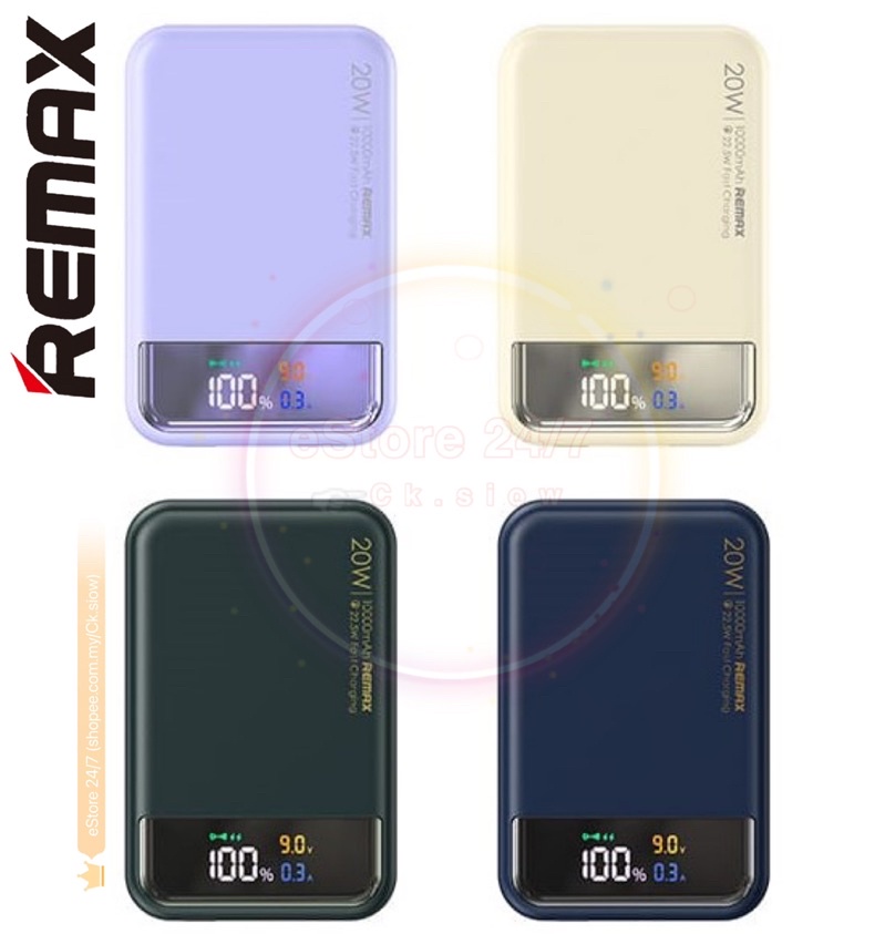 Remax RPP 531 525 Transparent Powerbank 22.5W 20W 15W Mini Wireless ...