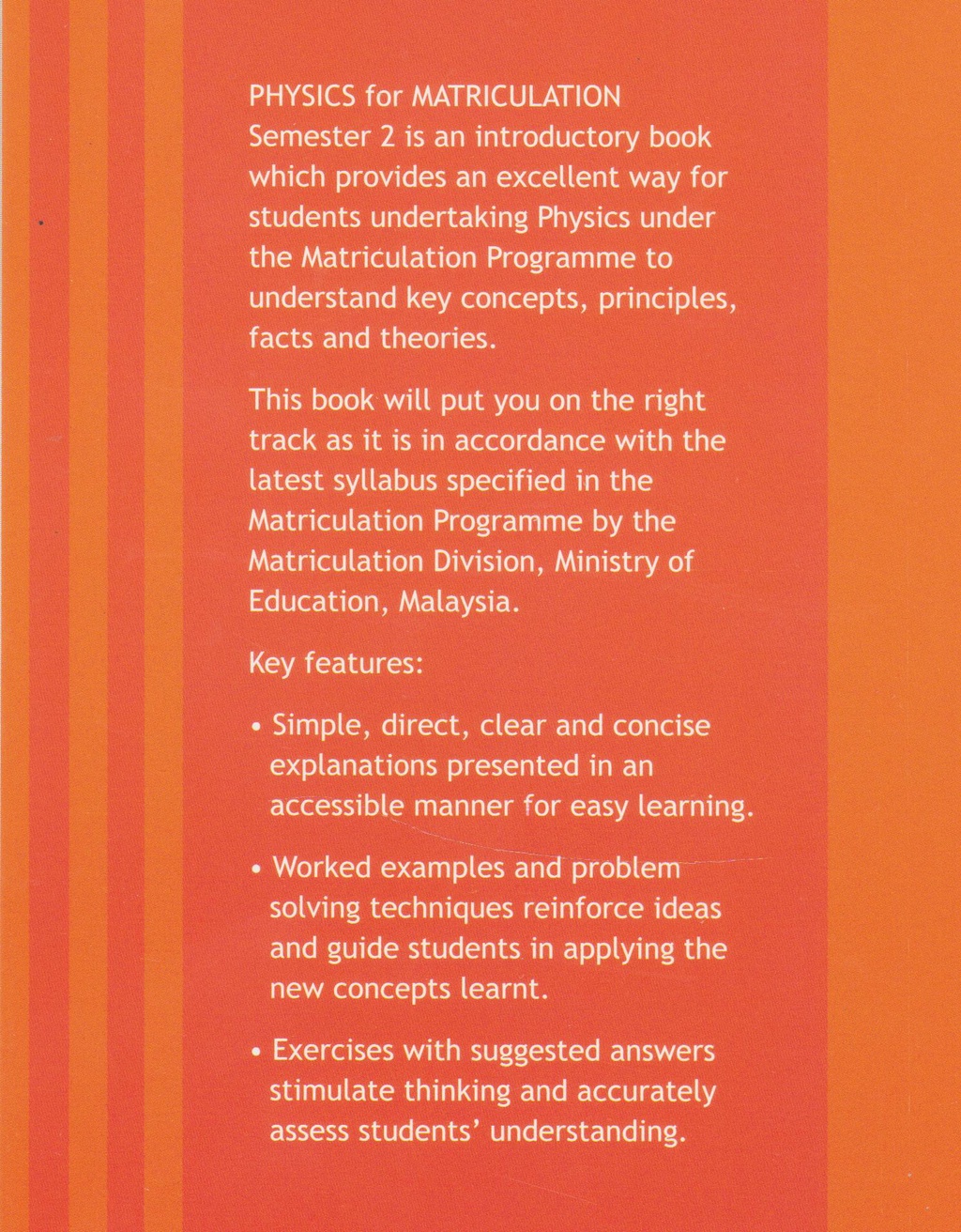 PHYSICS FOR MATRICULATION - SEMESTER 2 SAP | Shopee Malaysia