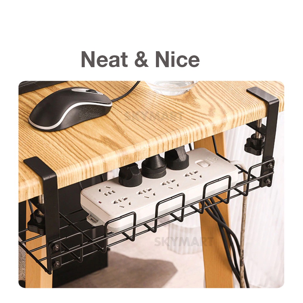 Under Desk Cable Organizer under desk cable management Storage