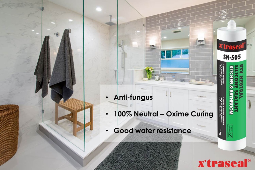 xtraseal SN505 antifungal silicone sealant / silicon / silicone