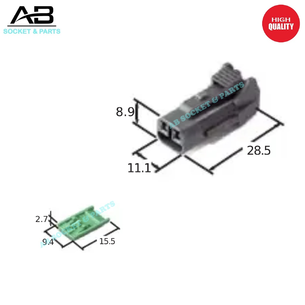 2 Pin Nissan R33,R34,RB25.RB20 Gearbox Vehicle Speed Sensor Socket ...