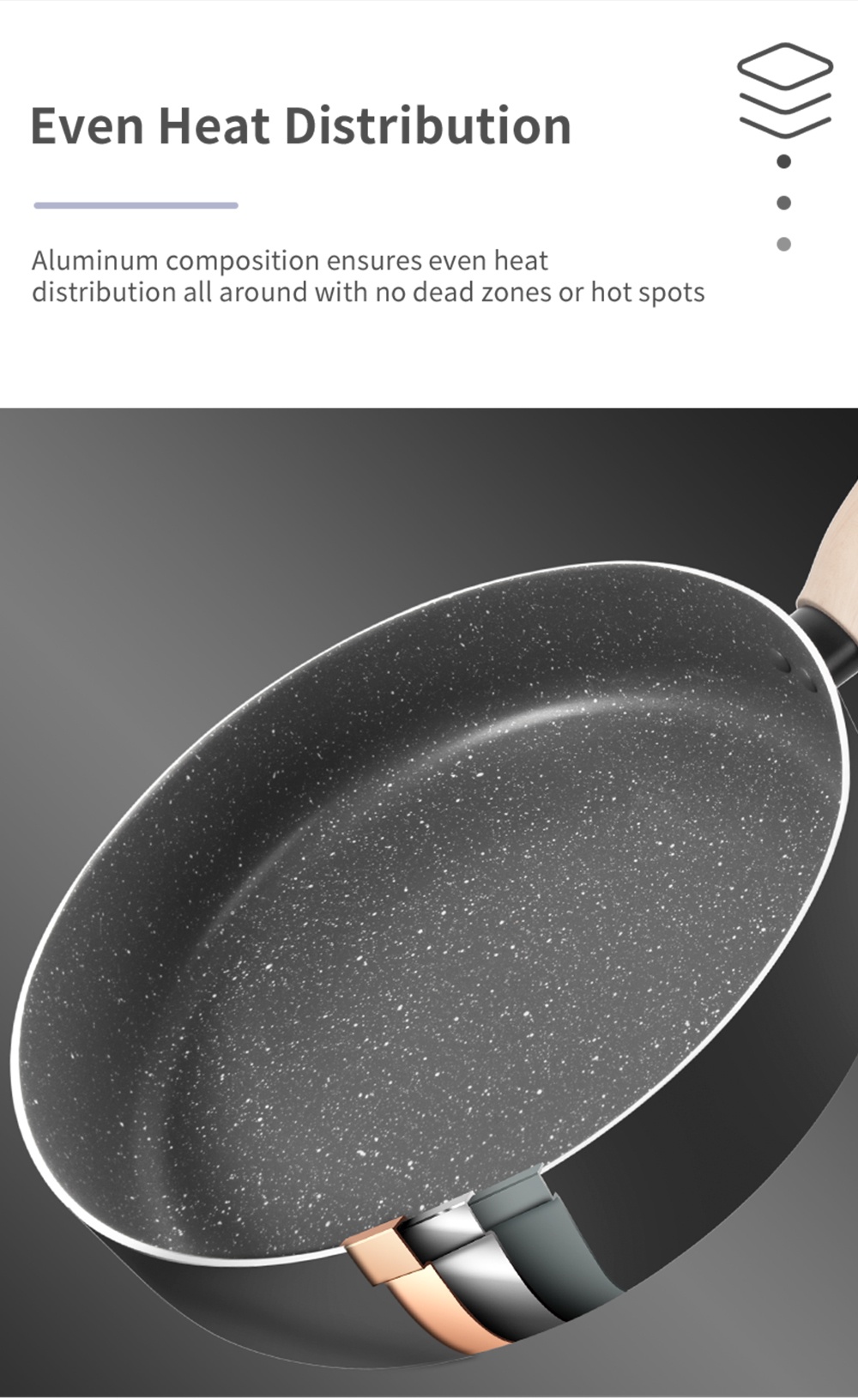 Simplus 24cm Fry Pan/24cm Soup Pot/28cm Wok/18cm Sauce Pot U.S. XYLAN