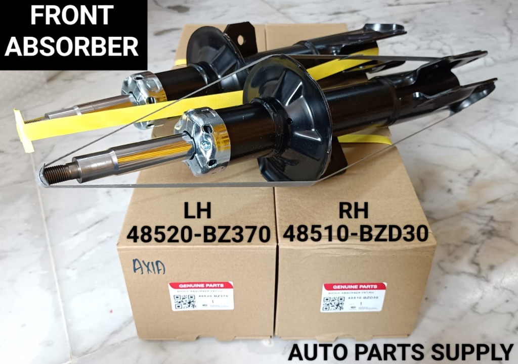 Perodua Bezza Axia Front & Rear Absorber (2014-2018) Genuine Parts ...