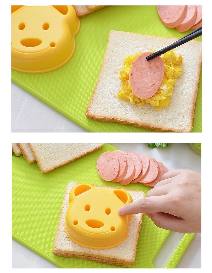 Ready Stock Assorted Cartoon Bread Cutter for sandwiches Kartun Acuan ...