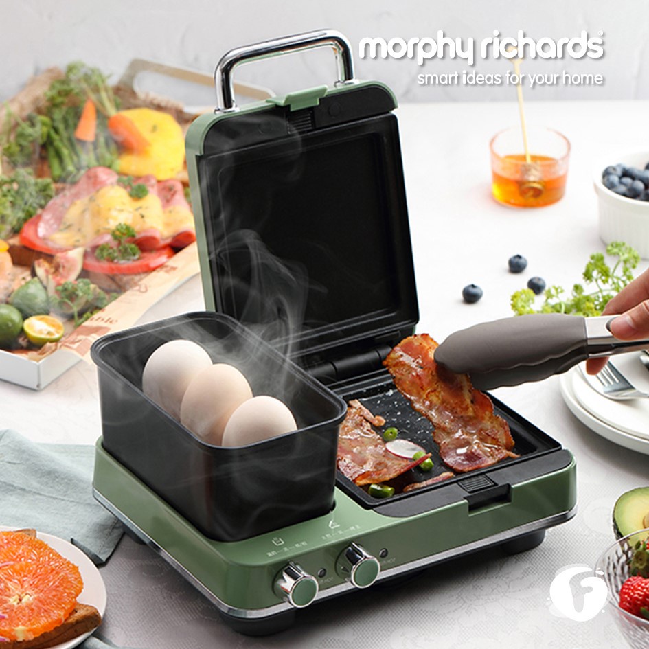 Morphy Richards Multifunctional breakfast machine home multifunctional  sandwich light food machine waffle machine MR9086