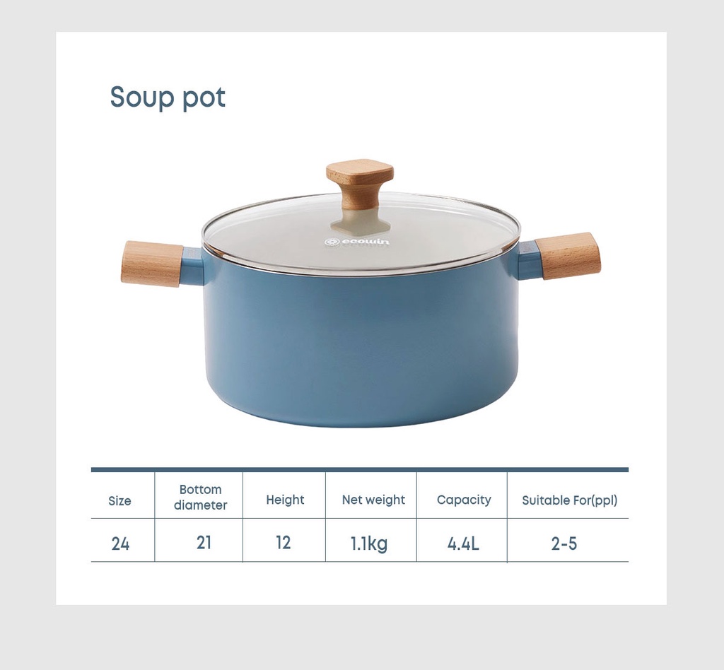 Ecowin Sky Blue Series Soup Pot – ecowinshop