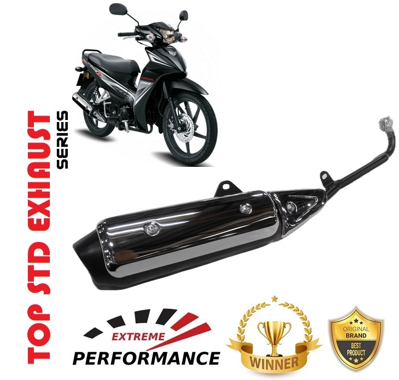 Alpha cx 110 V1 Std Ekzos Exhaust ori wave alpha110 standard EJM Honda ...