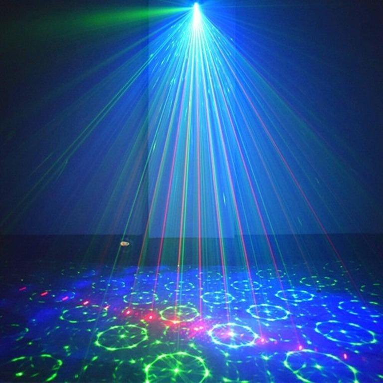 60 Patterns Mini USB Laser Stage Lighting DJ Disco Light Strobe Party ...