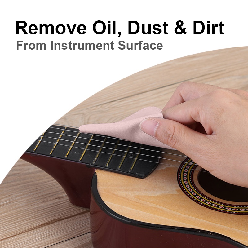 Microfiber Musical Instrument Cleaning Cloth Cleaner - Guitar Violin ...