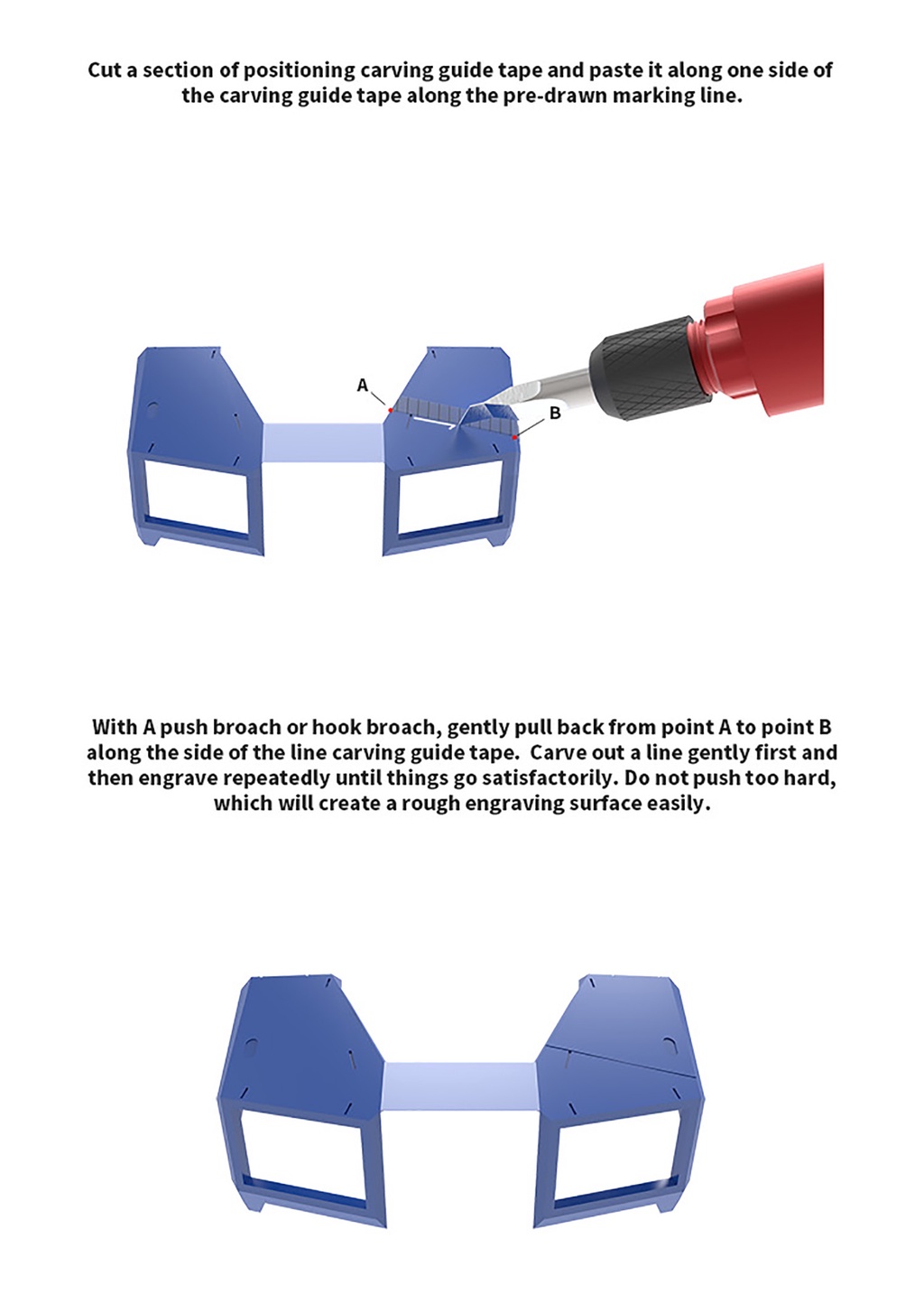 DSPIAE CG SERIES SCRIBING TAPE CARVING GUIDE/PANEL LINE GUIDE TAPE ...
