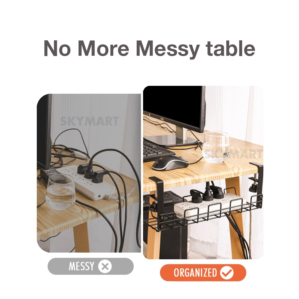 Under Desk Cable Organizer under desk cable management Storage