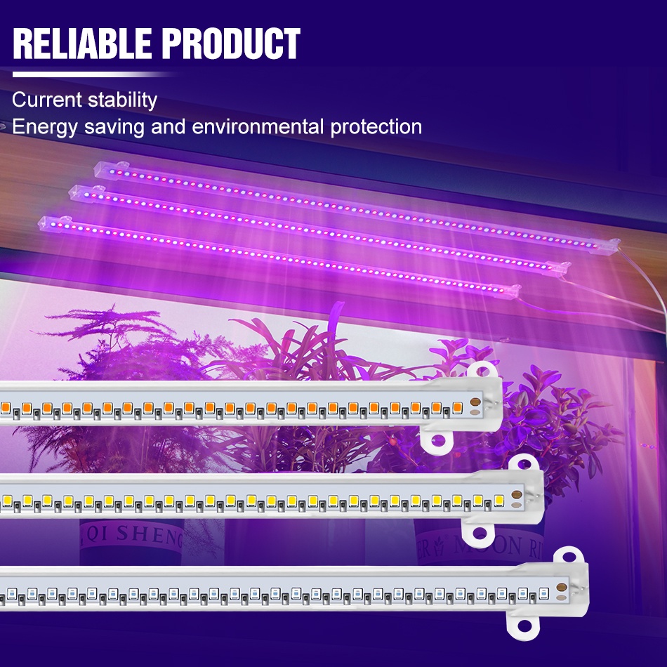Full Spectrum LED Plant Grow Light Tube USB Dimmable Timing Indoor ...