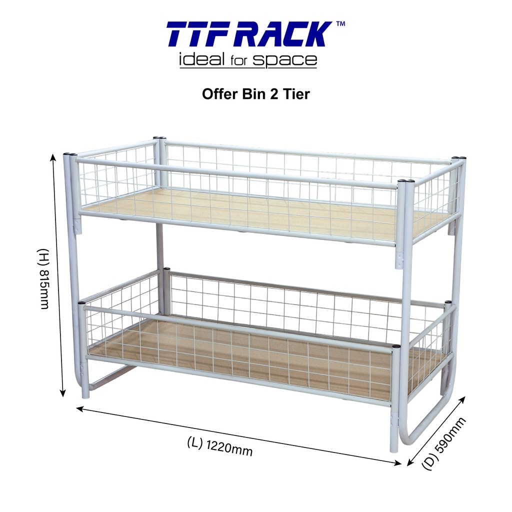 TTF Rack™ (OFFER BIN) Rak Kedai Runcit Supermarket Equipment | Shopee ...