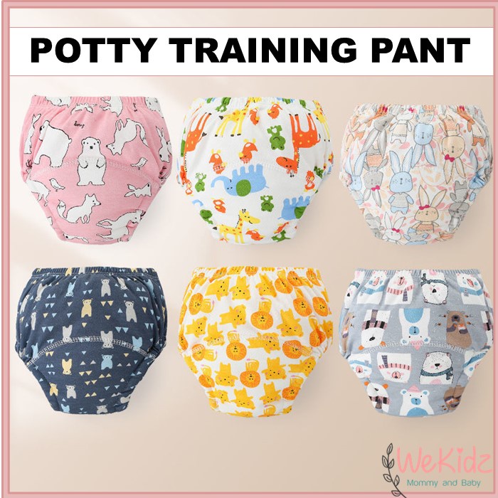 [WeKidz] Potty Training Pants Cloth Diaper Pant Washable Underwear Seluar  Kencing Bayi